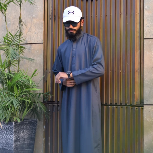 Grey hijazee Thobe
